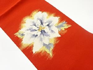 綴れ花模様織出し名古屋帯